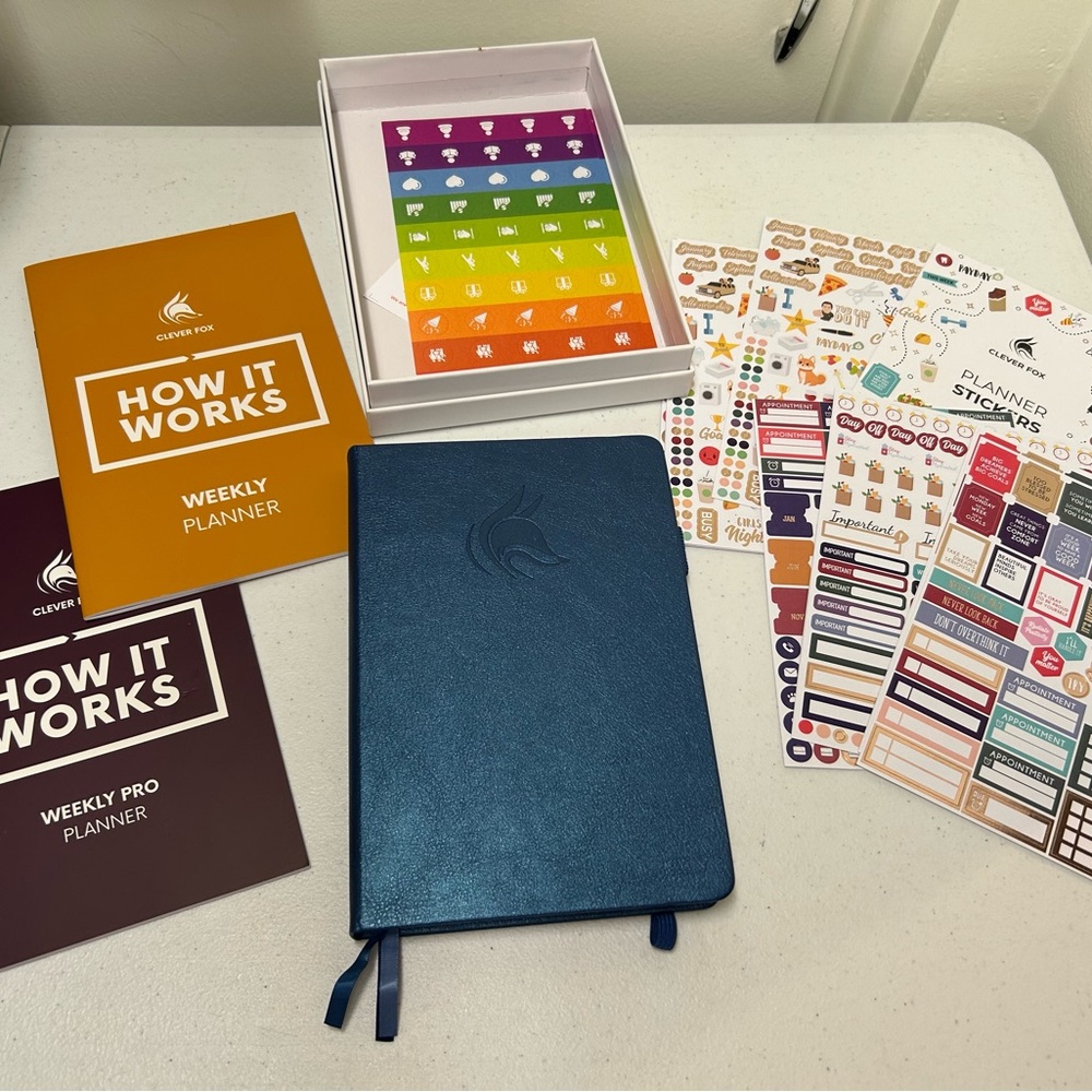Blue Weekly Planner